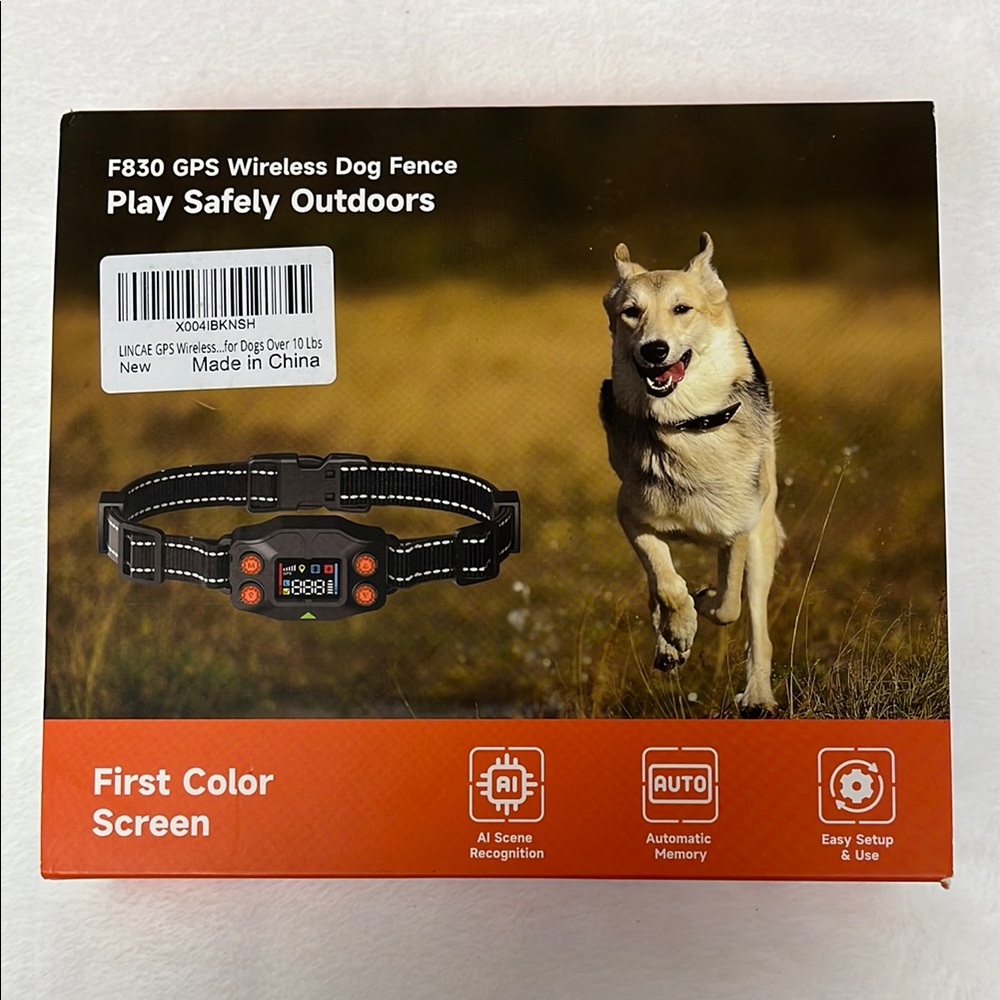🐕NEW F830 GPS Wireless Dog Fence - Black🐩